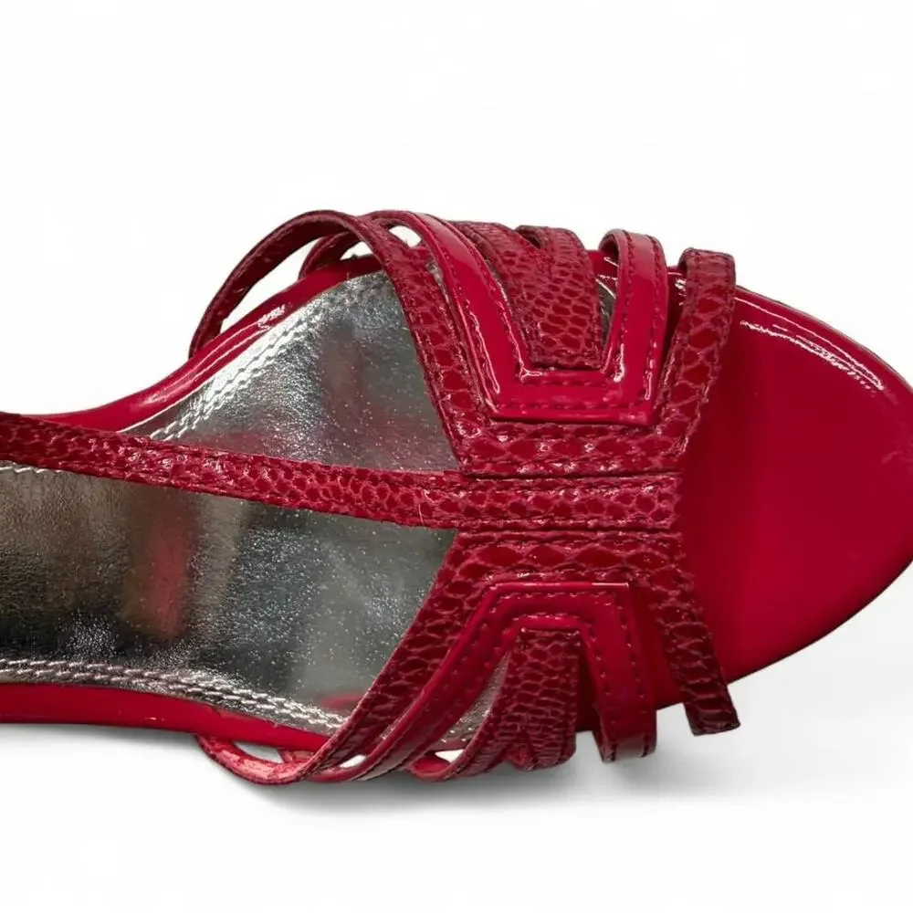 White House‎ Black Market “Genoa” Stiletto Heels – Hot Pink Snake Print
